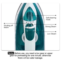 Electric Iron Portable Mini Garment Steamer Steam Iron For Clothing Iron Adjustable Ceramic Soleplate Iron For Ironing Sonifer 6