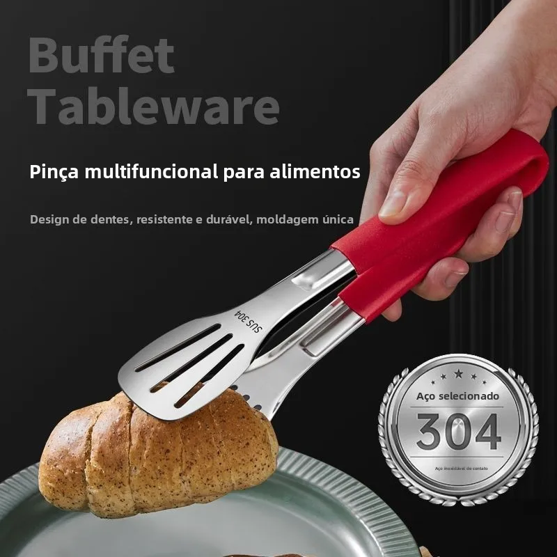 commercial-grade-304-stainless-steel-steak-turner-kitchen-bread-flipper-oil-fried-barbecue-food-clamp-anti-scald-long-handle