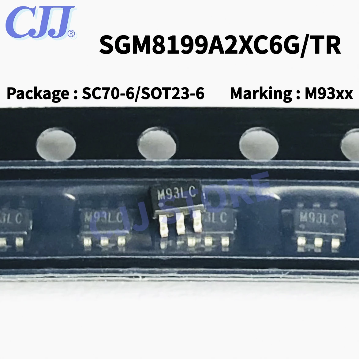 

1~3000PCS/Lot SGM8199A2XC6G/TR M93xx Marking M93LC M93SE M93IH M93RI SC70-6 IC SOT23-6 SMD SGM8199 Amplicier new and original