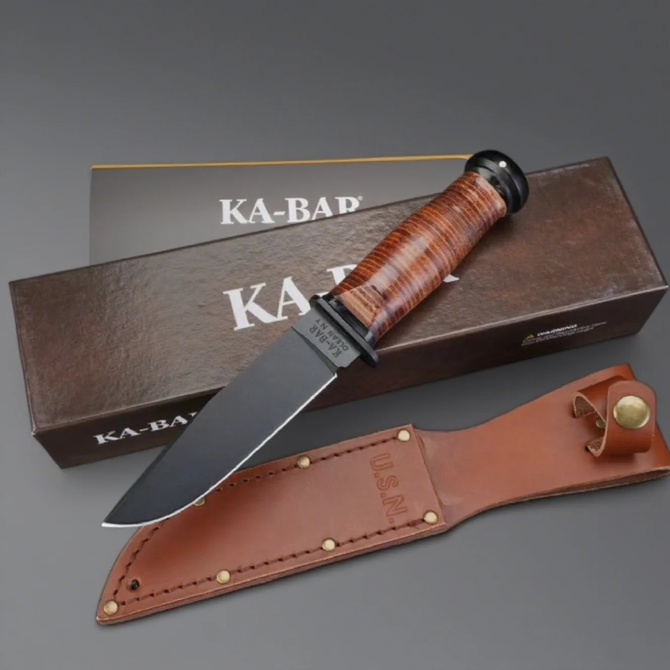 KA-1217 tactical straight saber is a hunting knife equipped by the seals and an emergency tool for camping in the wild