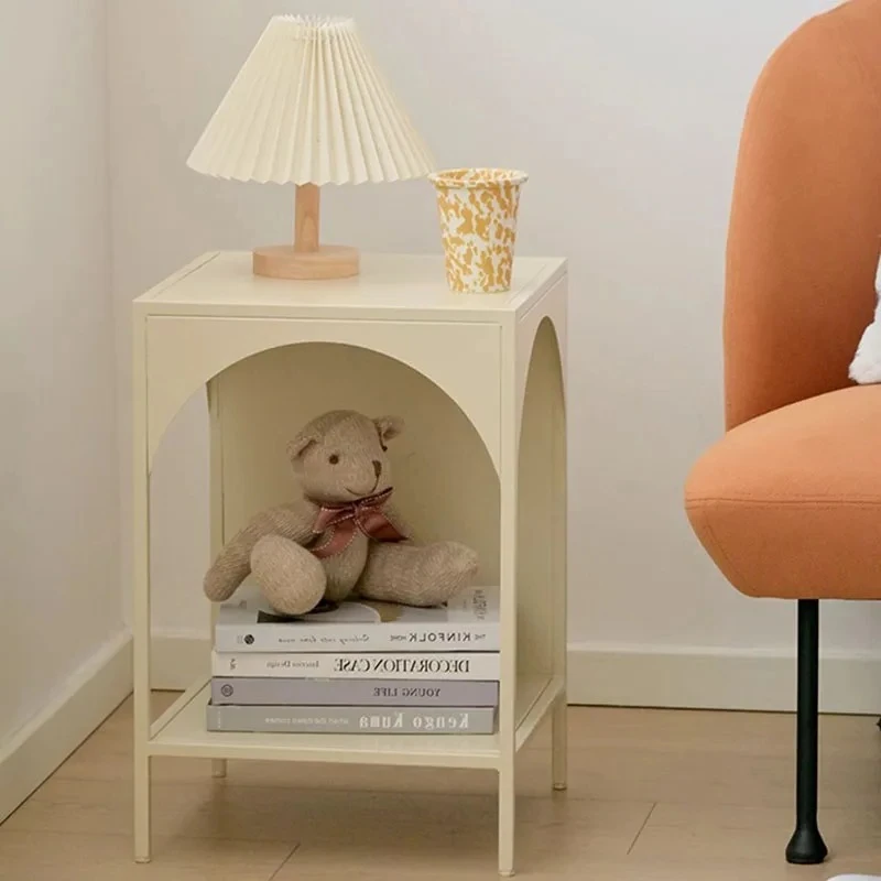 

Aesthetic Simple Side Table Storage Metal Kitchen Living Room Coffee Tables Modern Nordic Mesa Auxiliar Salon Salon Furniture