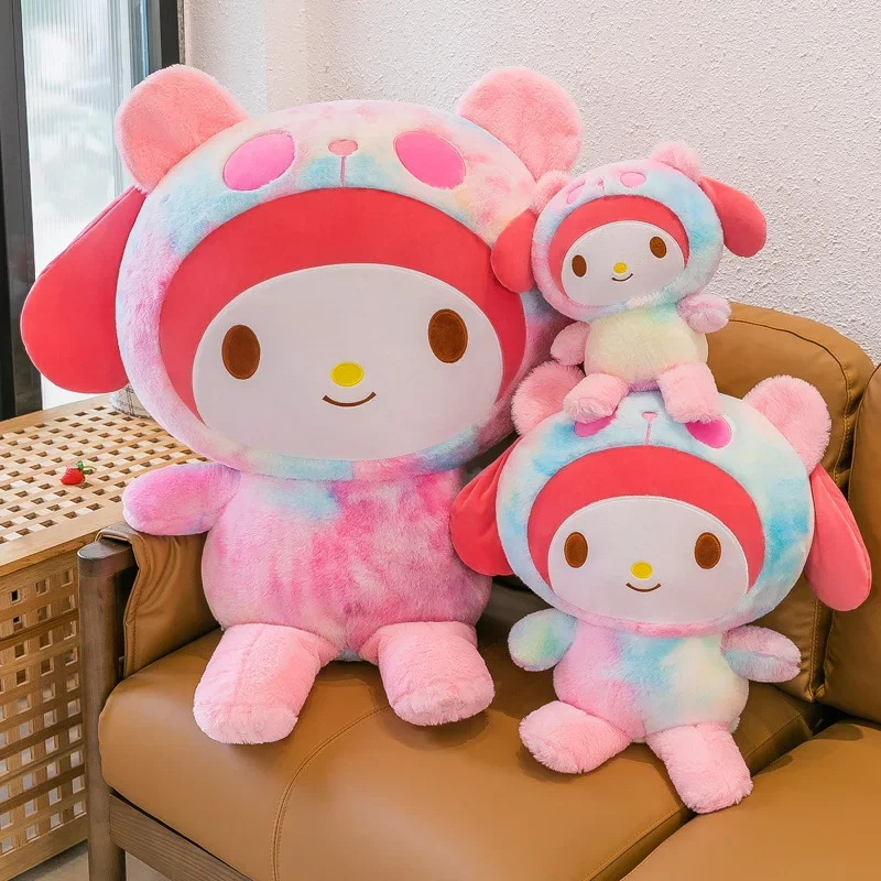 70 سنتيمتر حجم كبير SanrioTye صبغ بلدي ميلودي محشوة لينة Plushies Kawaii غرفة الديكور أنيمي الكرتون وسادة الأطفال هدية عيد ميلاد