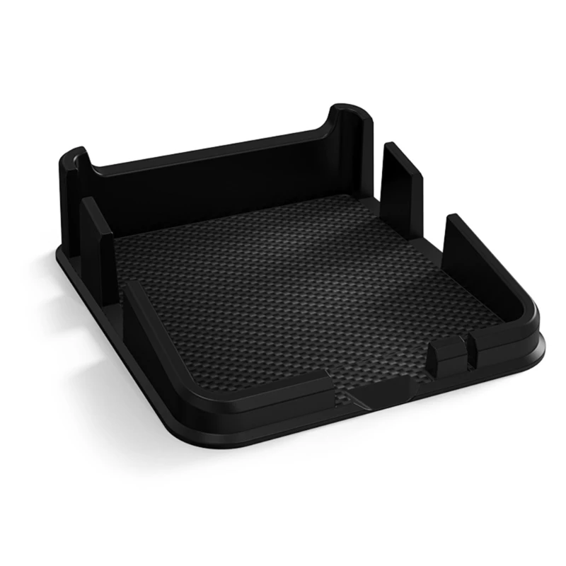 סוג כרטיס כפול סיליקון מחצלת נגד החלקה לרכב לוח מחוונים לרכב מחזיק טלפון