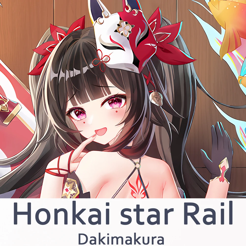 

Honkai Star Rail Sparkle Dakimakura 2WAY Hugging Body Pillow Case Anime Otaku Pillow Cushion Cover Xmas Gifts