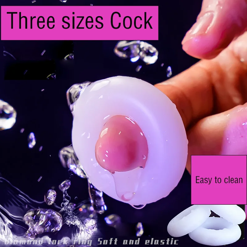 3pse/set Penis Ring Men Delay Ejaculation Erection Cockring Adult Toys for Couple Sex Toy Penisring Man Dick Enlarger Cock Rings