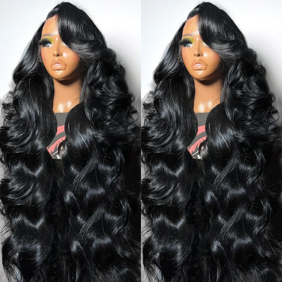 HD Transparent 13x4 Lace Front Human Hair  34 36 Inches Lace Frontal Wig Brazilian Remy Human Hair Wigs For Black Woman