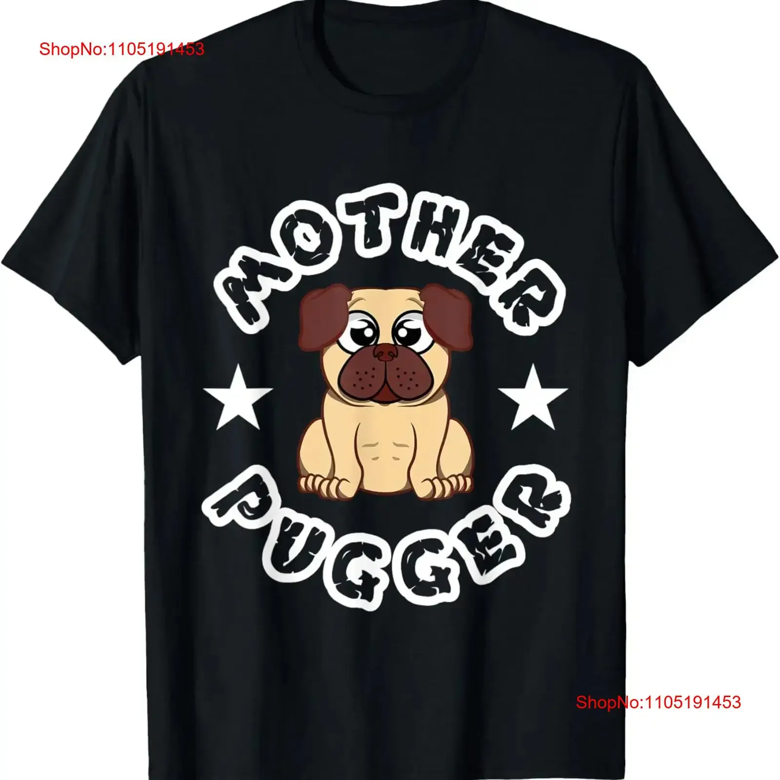 

Pug Design Mother Pugger T Shirt vintage Washed graphic Stylish Slightly homme Comfortable Top For Everyday Wear Soft