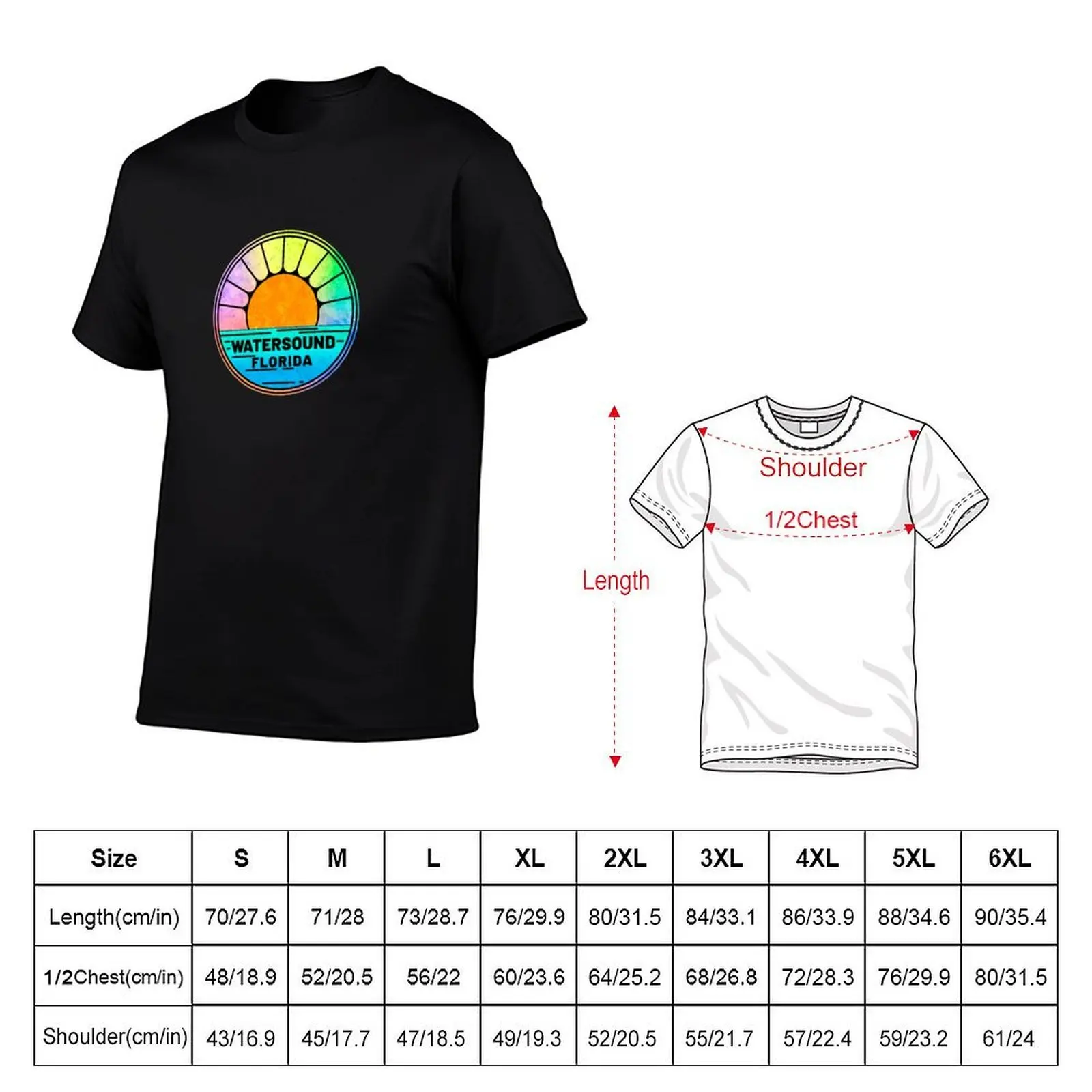 Watersound Florida Crab 30A 30 A Emerald Coast Walton County T-Shirt Plus Size Everyday Tee Shirt