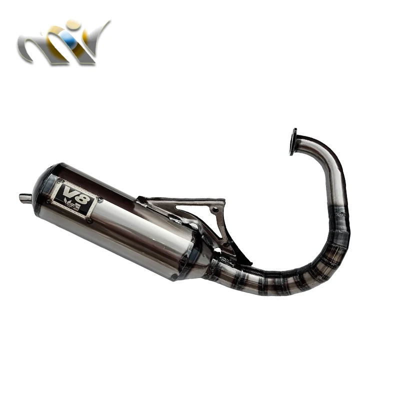 

Выхлоп для Honda Dio 50 AF17 AF18 AF27 AF28 50-90cc мотоцикла 28 мм выхлопная система глушитель выхлопной трубы