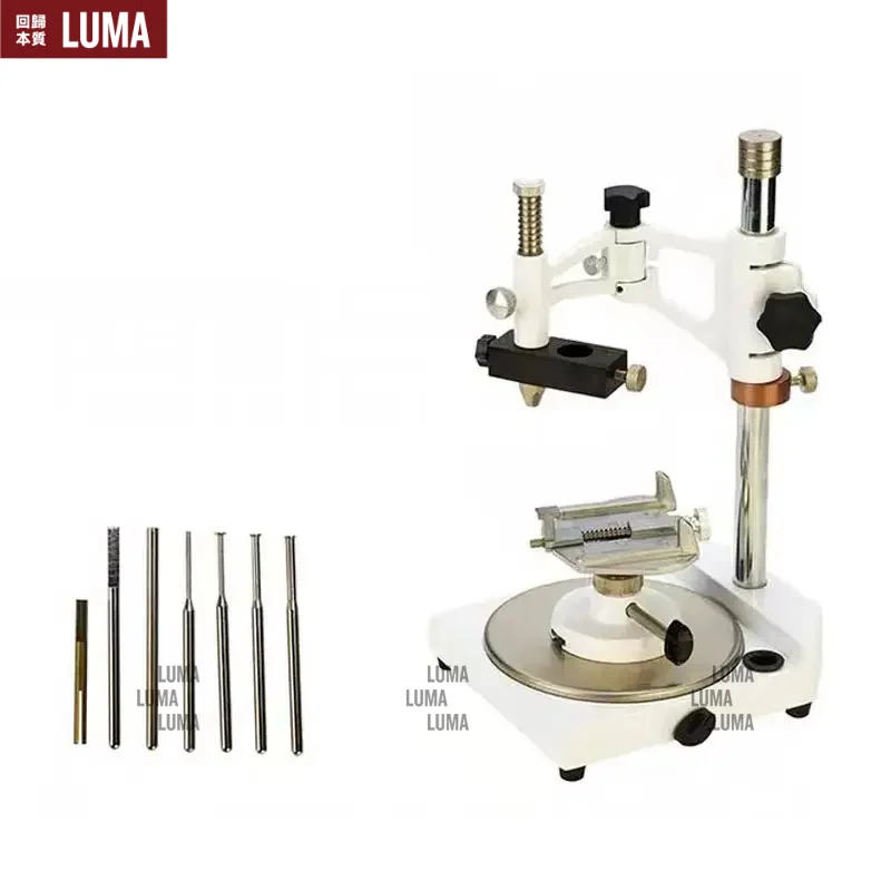 New JT-09 Dental Lab Equipment Parallelometer Square Base Surveyor Visualizer with 7 Tips