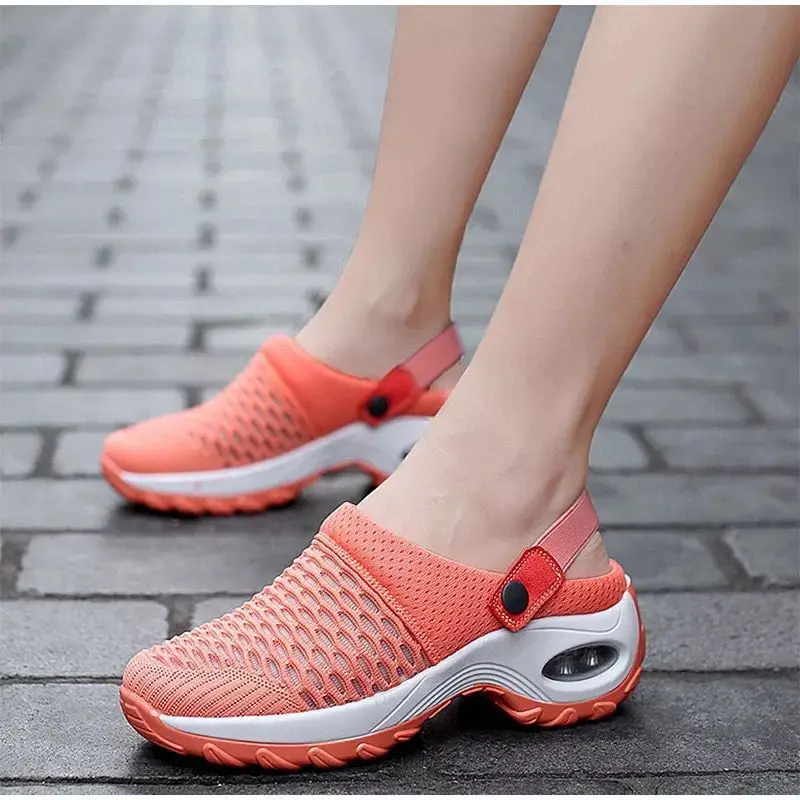 Women Slippers Summer Orthopedic Clogs Arch Support Slippers Women Walking Breathable Casual  Sandals Beach Mesh Slides Women