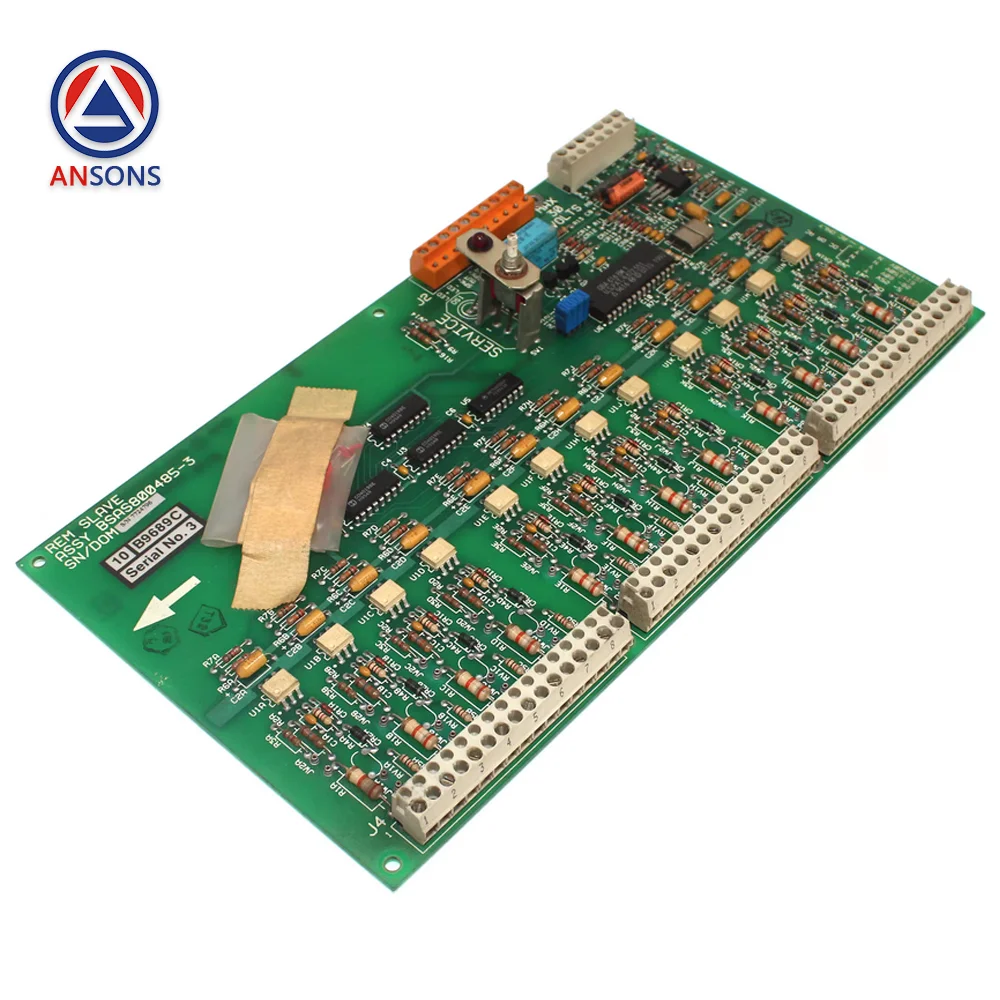 REM SLAVE ASSY BSAS800485-3 OTIS مصعد لوحة دارات مطبوعة Ansons قطع غيار المصاعد #3