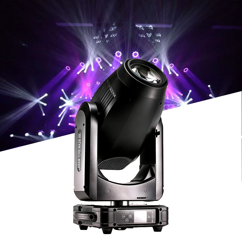 Igreslite 380W Beam Spot Wash 3in1 Hybrid Performances Moving Head Stage Light With CMY