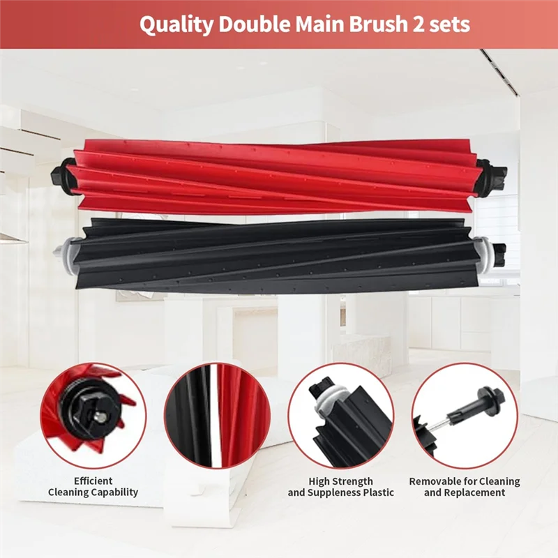 9M-комплект запасных частей, аксессуары для Roborock S8/S8 +/S8 Pro Ultra, комплект аксессуаров для робота-пылесоса, инструмент для чистки