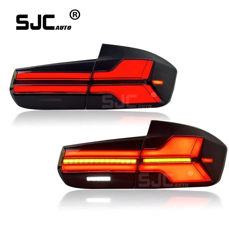 SJC Auto New LED Taillights For BMW F30 Upgrade To G05 Lci Style Rear Lamp Assembly Turn Signal Lights Car Tail Lamps