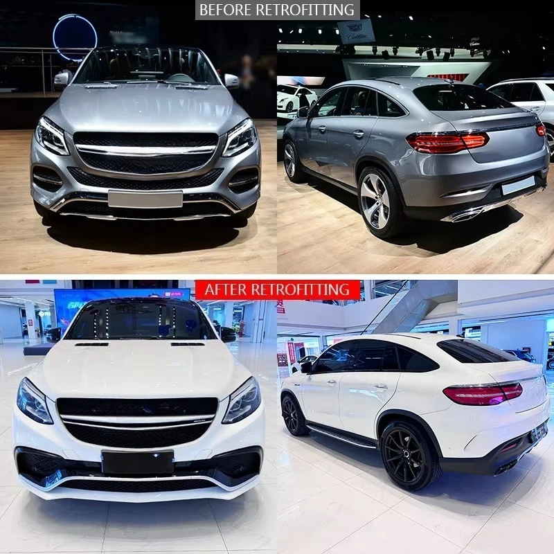 2015-2019 GLE Coupe Car Modification Upgrade GLE Coupe63 Front Bumper and Rear Bumper Body Kit