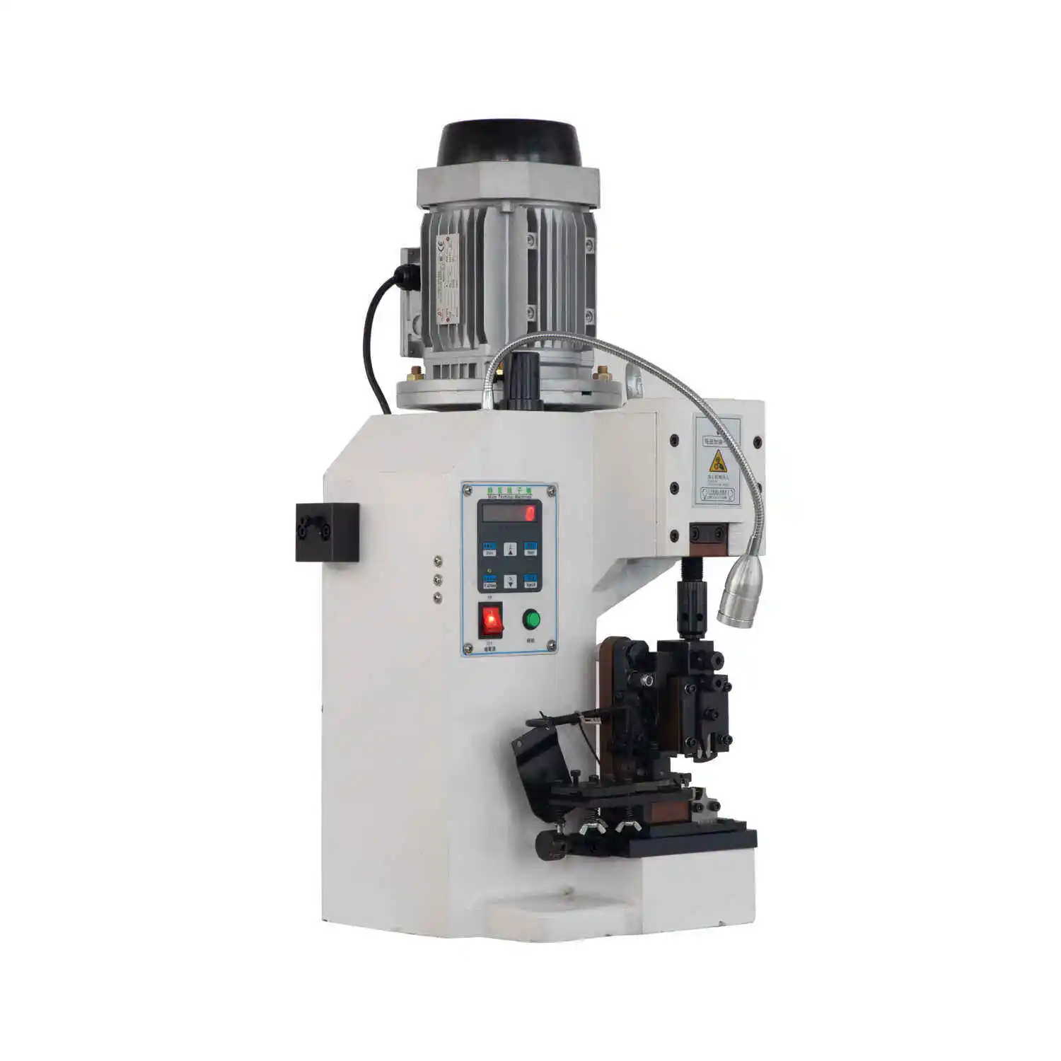 

Automatic Silent Electric Wire Stripping & Crimping Machine for Industrial Cable Terminal Pressing and Harness Processing