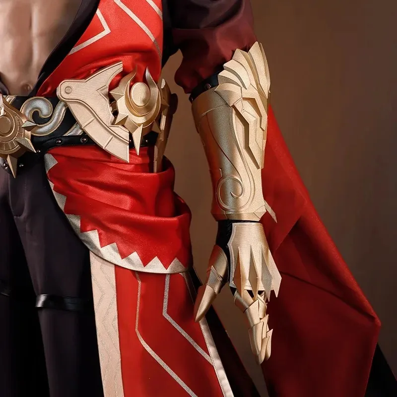 Anime Mydei Cosplay Costume Wig Honkai Star Rail Mydeimos Uniform Earrings Tattoo Stickers Halloween Party for Women Men Props