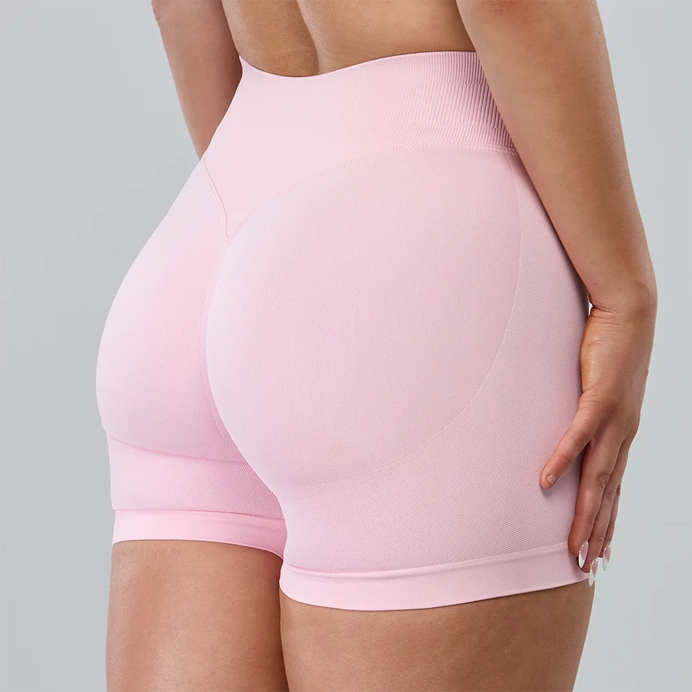 

2026 Women's Workout gym Impact Yoga Shorts 4.5" Scrunch Butt Lifting Gym Fitness Shorts Seamless Booty Biker Shorts Tights