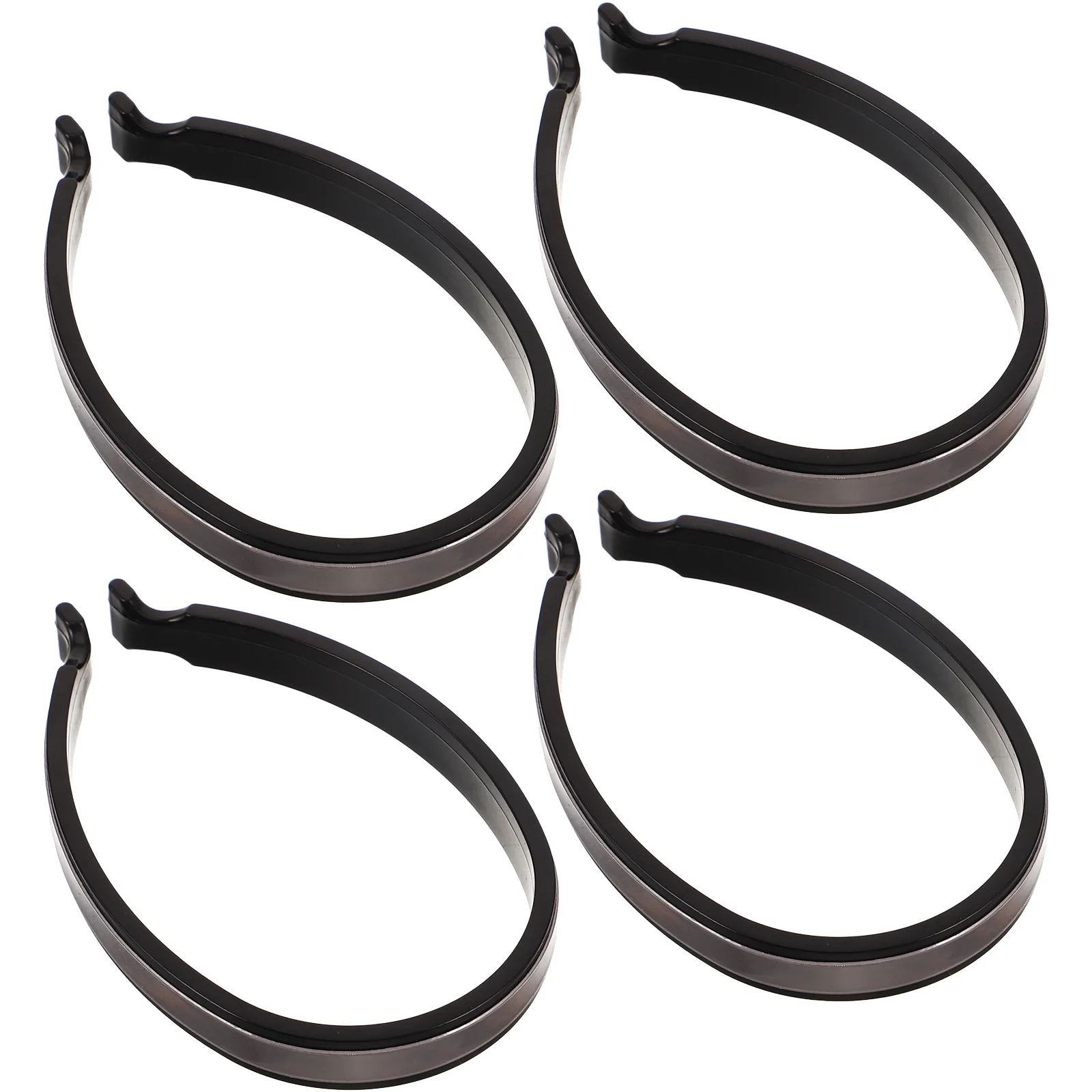 Clips reflectantes para pantalones, correas para pantalones de bicicleta de alta visibilidad para ciclistas, equipo de seguridad en ciclismo, conducción nocturna, caminar y correr