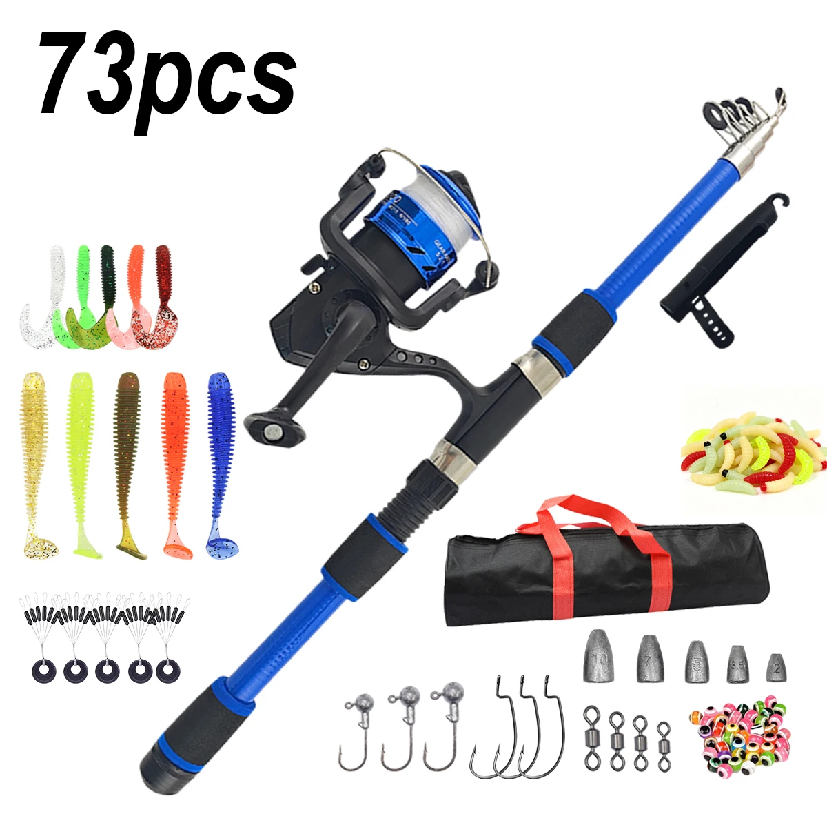 51pcs Beginner Fishing Rod Ree - Fishing Equipment Online recensione e prezzo