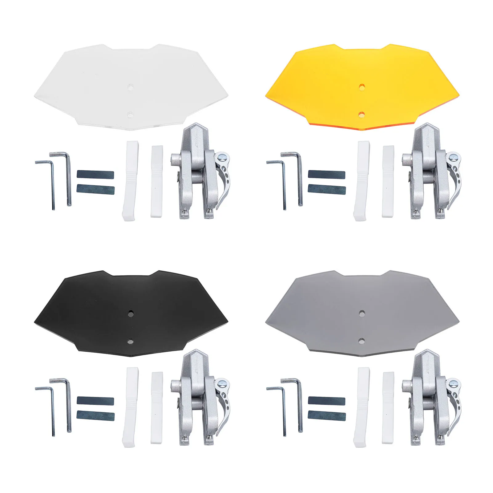 

Лобовое стекло мотоцикла, акриловое усиленное регулируемое зажим на ветровом дефлекторе, удлинитель ветрового стекла, аксессуары для мотоциклов