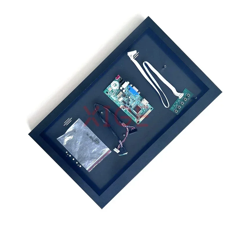 

For LTN140AT20/LTN140AT21 Driver Board+Metal Shell Portable LVDS 40 Pin Display DIY Modify Kit HDMI-Compatible VGA 1366*768 14"
