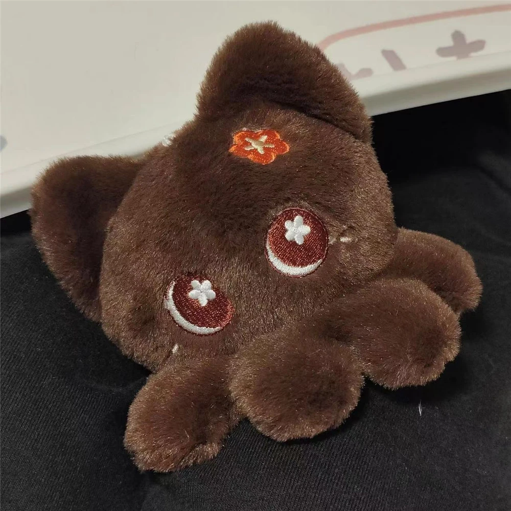 

10 см игра Genshin Impact Hutao Octopus Косплей Костюм плюшевое тело кукла Фигурка Подвеска Аксессуары