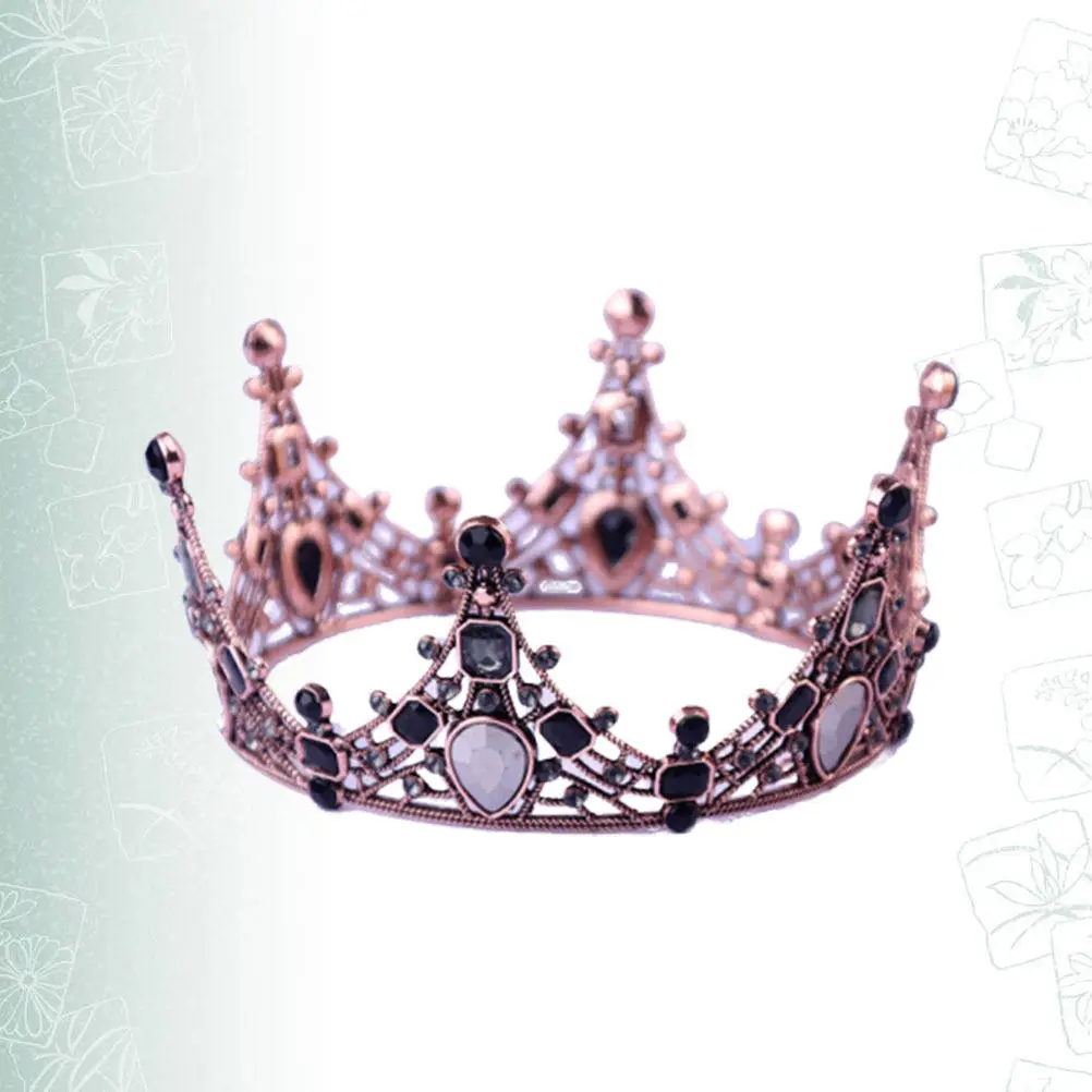 1Pcs Alloy Crown Cake Topper Detailed Realistic Tiara Dessert Decor Perfect for Birthday Wedding Party Dance Festival Bride