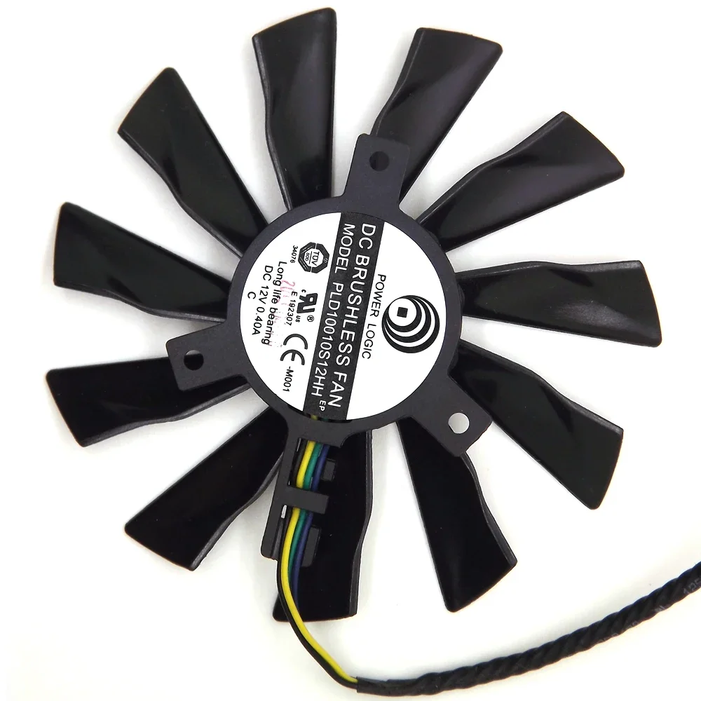 Free Shipping 2pcs/lot PLD10010S12HH 95mm 12V 0.35A VGA Fan For MSI GTX770 R9-280X R9-270X R7-260X GTX780 Graphics Card Fan