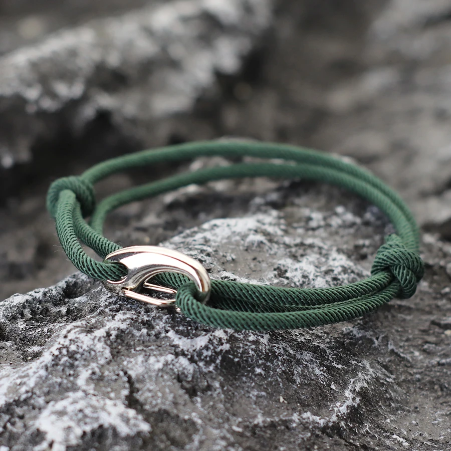 우정 Braclet 발렌타인 데이 미니멀리스트 행운을 빌어 요 로프 팔찌 더블 레이어 조절 랍스터 Ouch 현재 레드 Brazalete