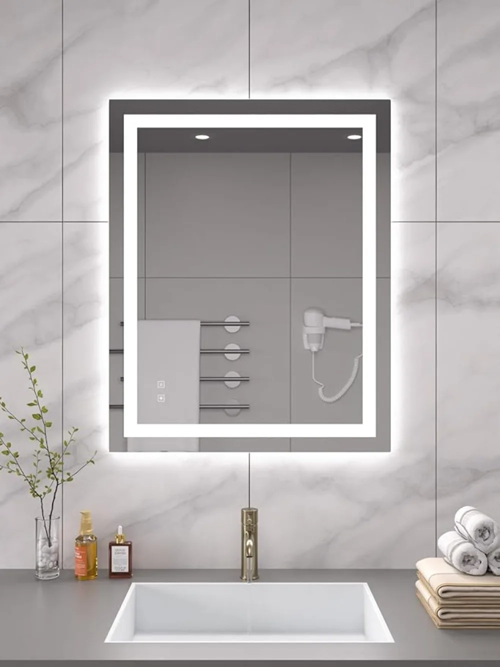 LED Bathroom Mirror, 32