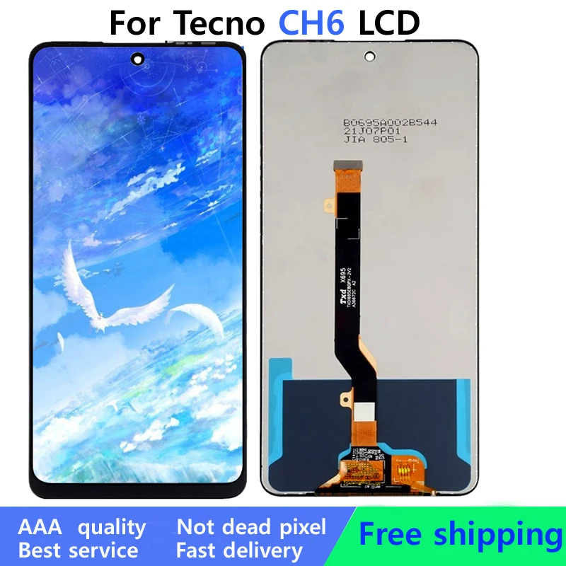 

6.8 Inch Tested LCD Screens For Infinix Camon CH6 LCD Display Touch Screen Digitizer Assembly Replacement Replace Parts