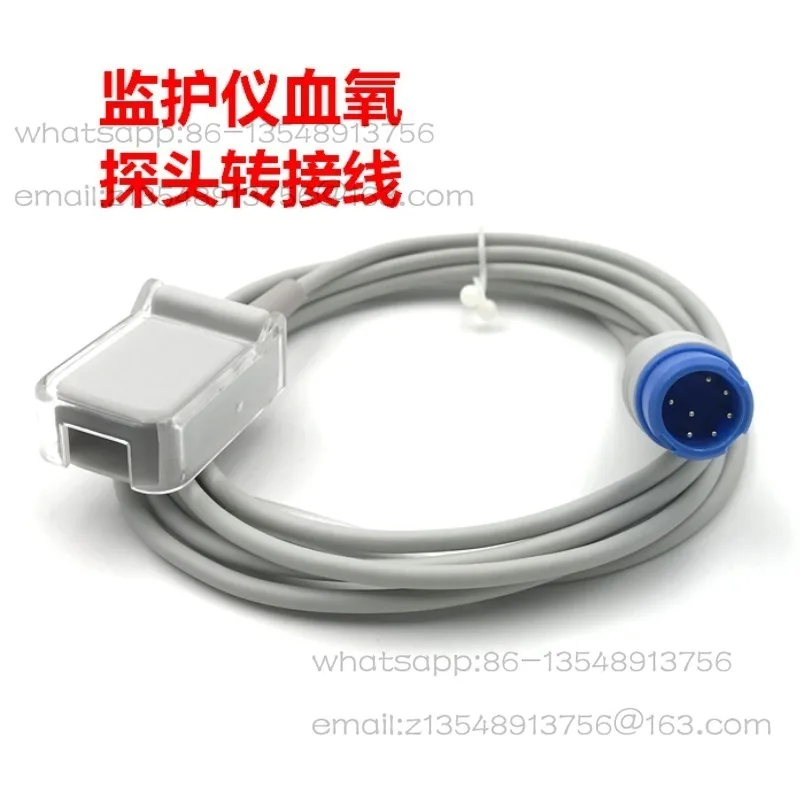 Compatible blood oxygen probe adapter cable T5 T8 IPM8 IMEC10 UMEC6 D3D6 extension cable 562A in stock