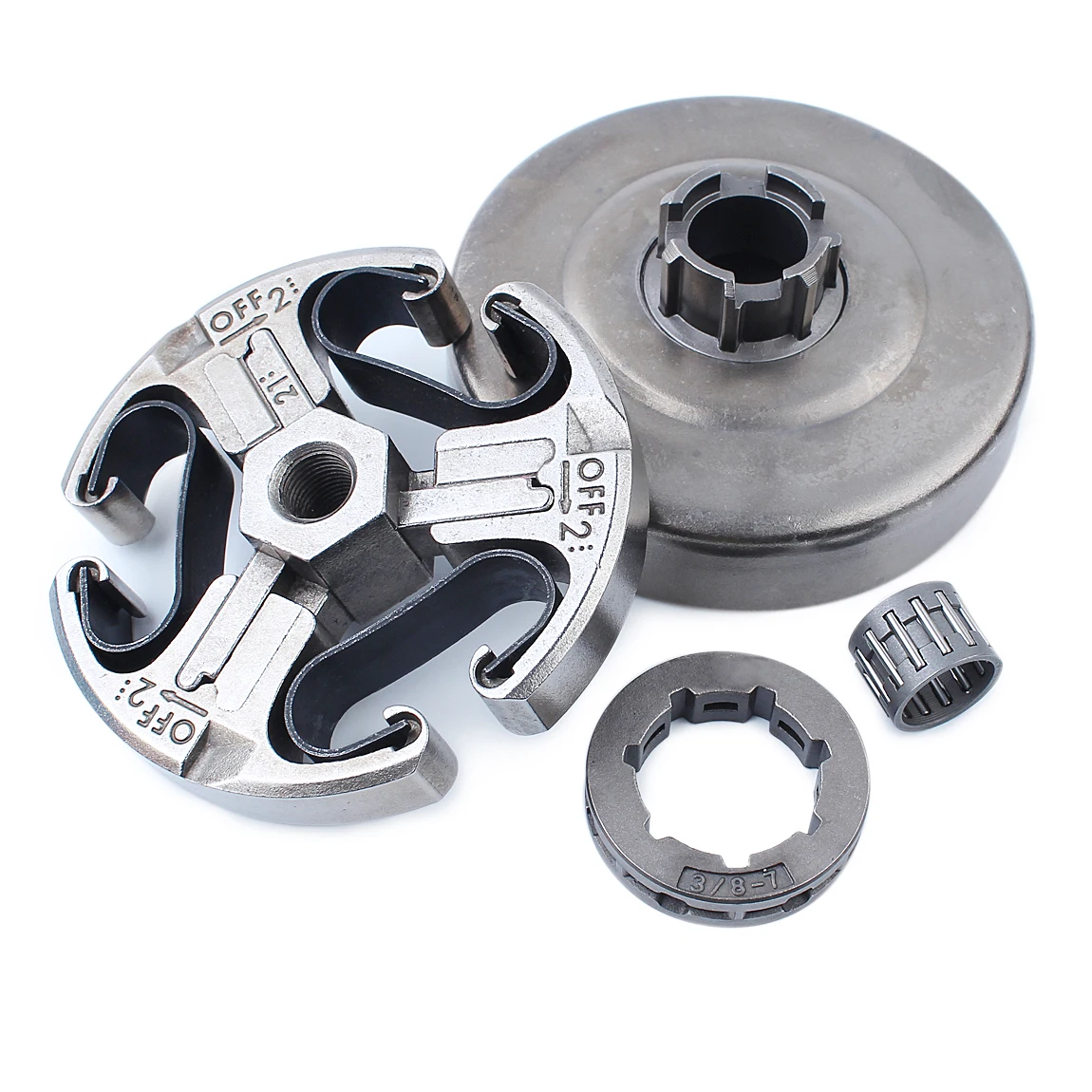 

3/8" 7T Clutch Drum Sprocket Rim Bearing Kit For HUSQVARNA 61 66 162 266 268 272 268XP 272XP Chainsaw Spare Parts