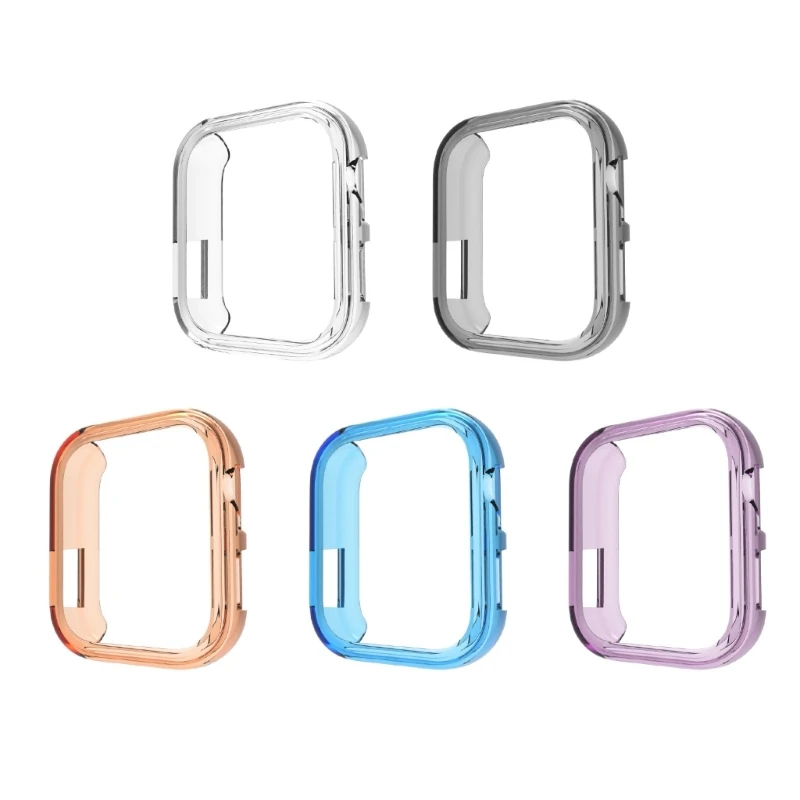 

Screen Protector Case for Watch Fit 3 Waterproof Hard TPU Bumper Protective Cover Antiscratch