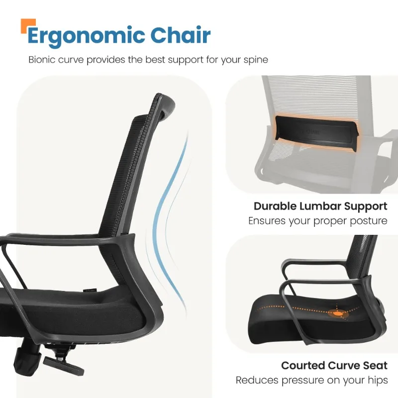 La sedia Neo MB-7 è ergonomica