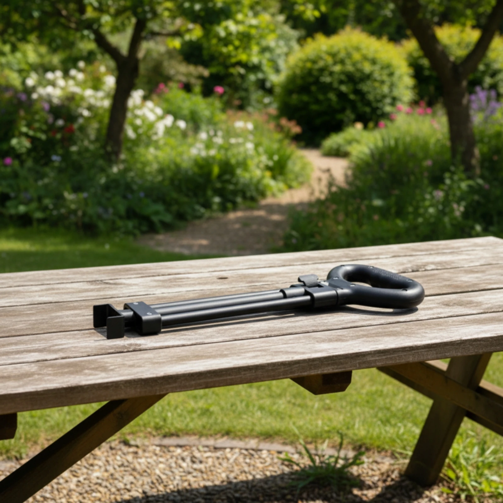 Telescopic Cart Handle Easy to Install Replacement Cart Handle Compatible Heavy-Duty for Campers, Camping, Beach Trips