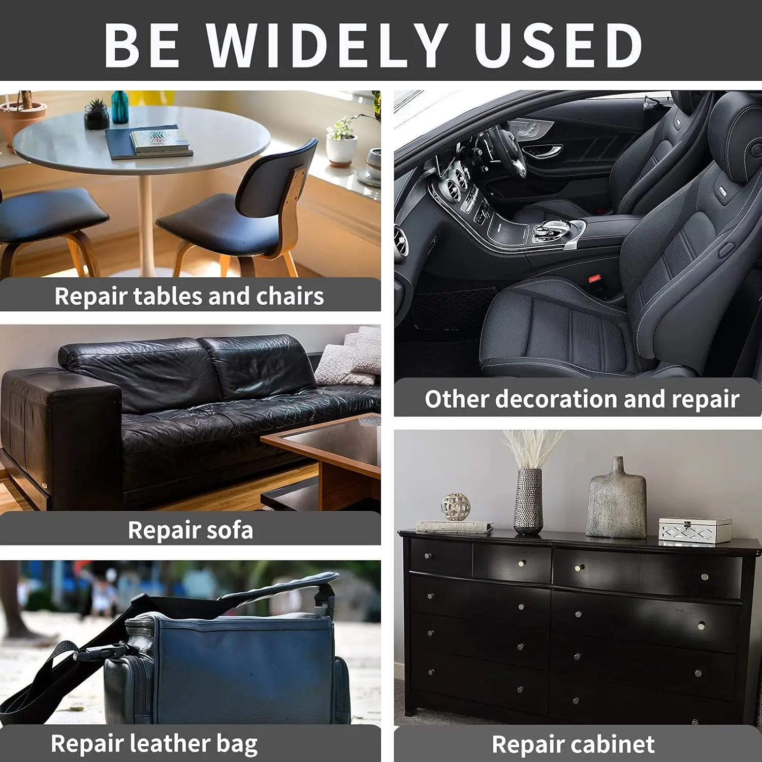 Apply To Damaged Leather Furniture, Sofas, Seats, Cars, Leather Products 50*137cm Leather Repair Subsidy image 3