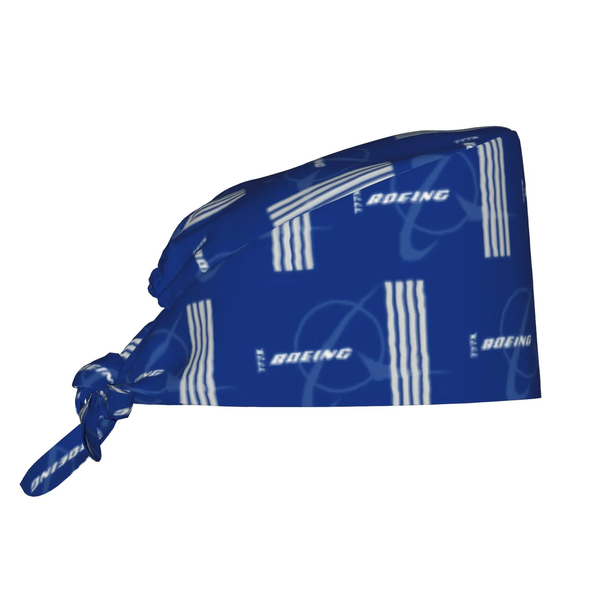 Boeing 777X Captain Stripes Scrubs Cap Surgical Hats Aviation Aviator Flight Pilot Operating Room Cap Operator Hats Lab Works