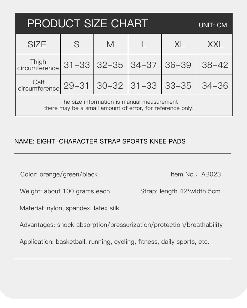 Vilico Strap Style Protective Exercise Pressure and Breathable Knee Pads Fitness Running Basketball Sports Tendon Protection image 6