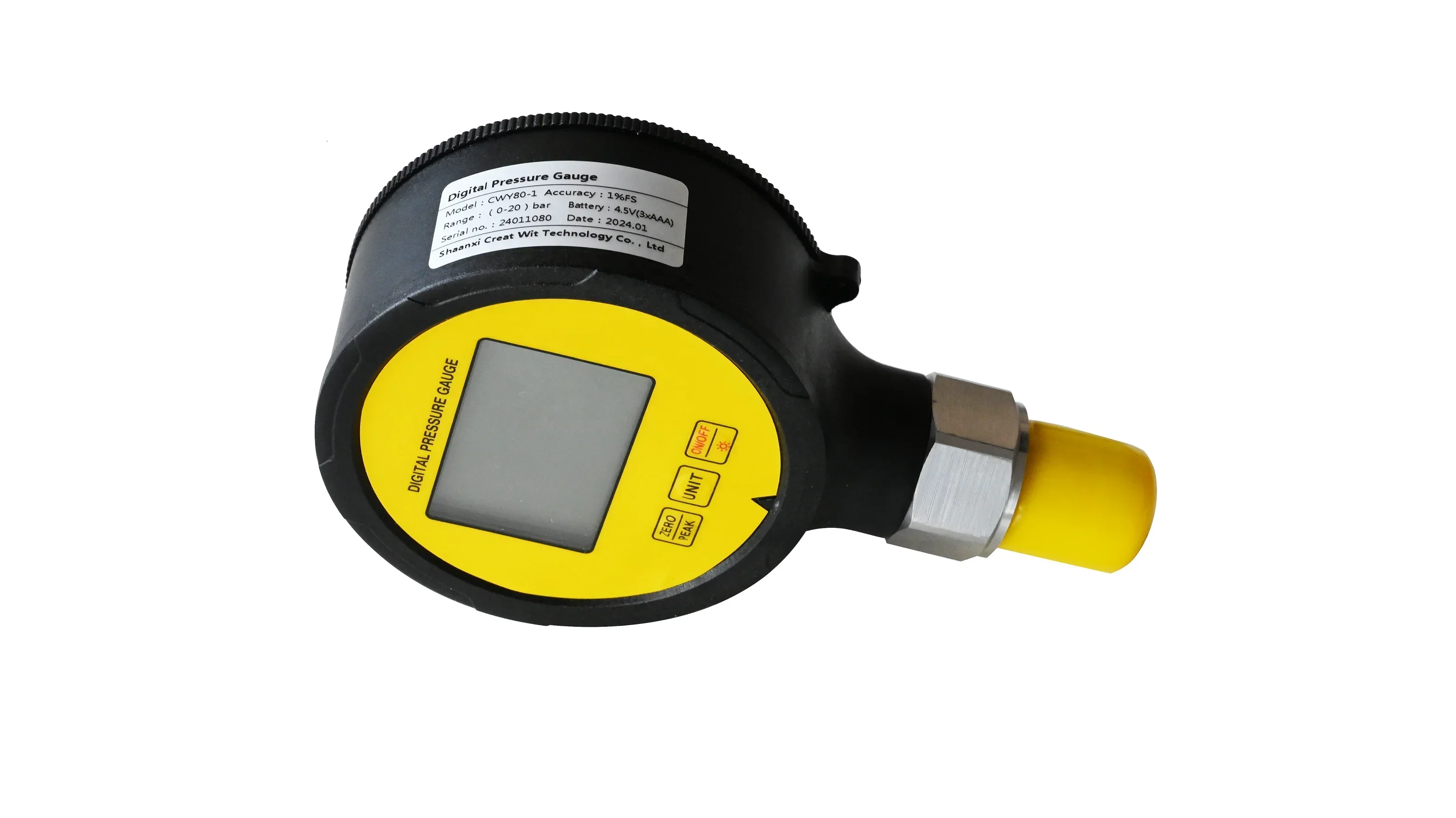2025digital pressure gauge 1% accuracy