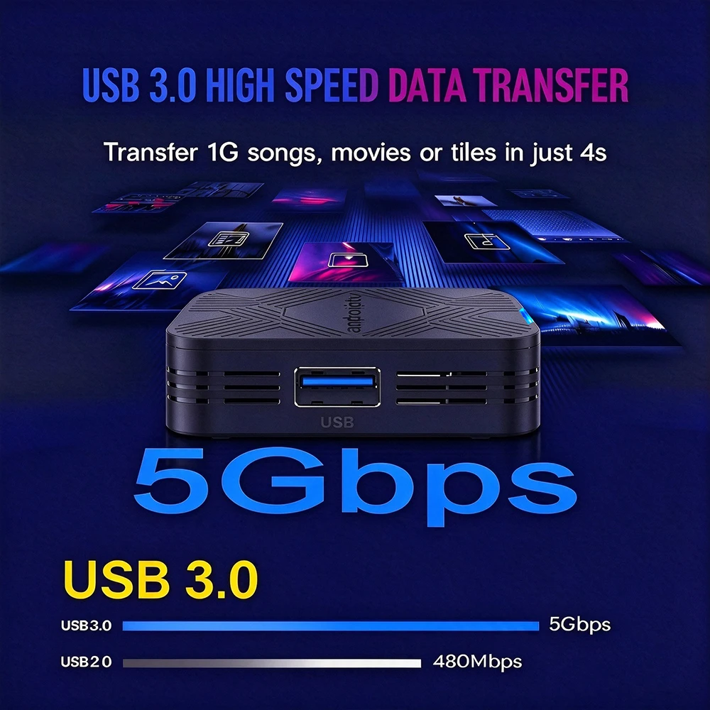 Smart TV Box T9 8K Android 16  - Ddr3 8Gb avaliação e preço