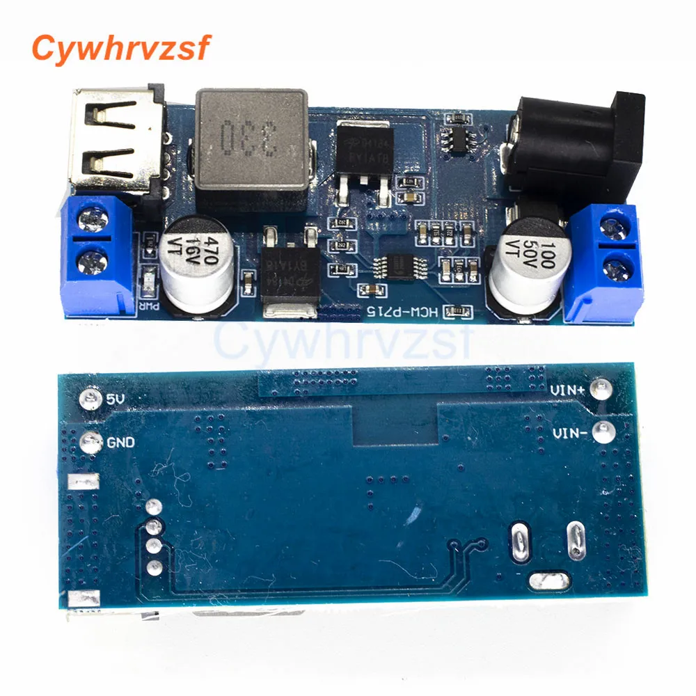 DC-DC 30W 9-36V to 5V 6A Step-down Buck Converter Power Module USB Charging 5A High Power XH-M249