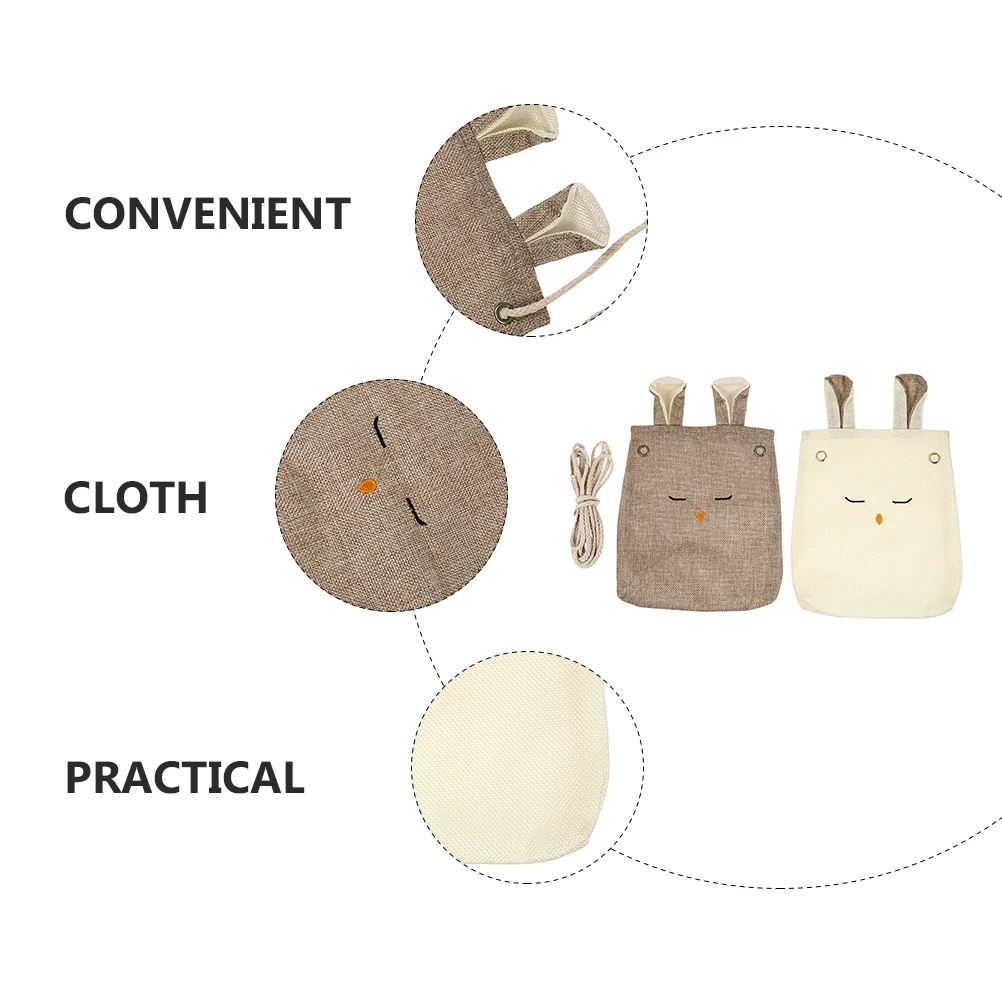 

2pcs Portable Kalimba Bag Shoulder Strap Dustproof Storage Pouch Church Concert School Use Wear-Resistant Cloth Holder Music