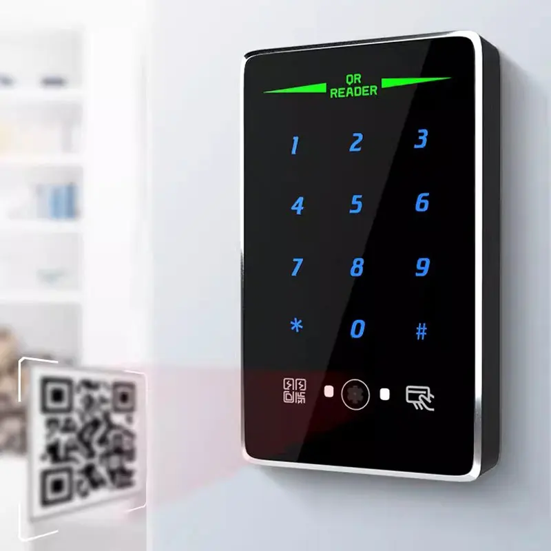 

Smart RFID Barcode 2D QR Code Metal Reader ID Card 125K Waterproof IP68 Wg/USB/RS485/RS232/ Format Output Connect Access System