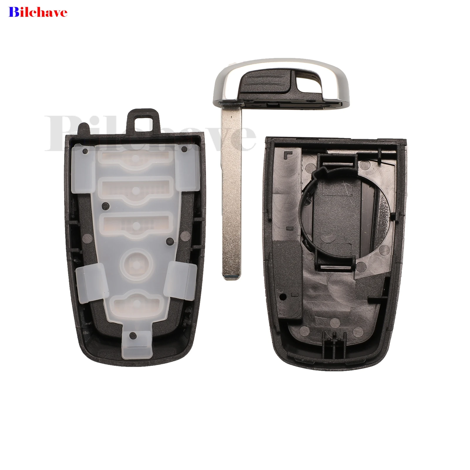 

Jingyuqin 4/5 кнопки для Ford Fusion Mustang Explorer F-150 F-250 F-350, чехол для дистанционного ключа автомобиля, брелок с необрезанным лезвием