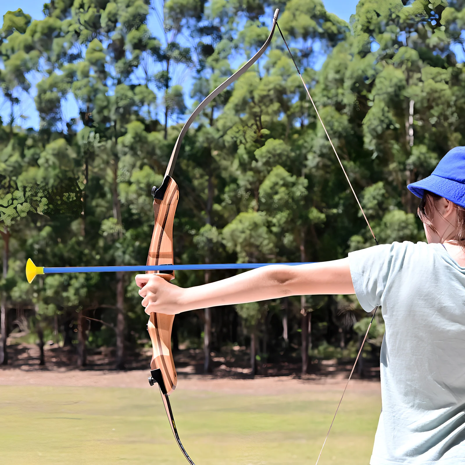16 قطعة من ألعاب الرماية للأطفال على شكل قوس وسهم للأطفال لممارسة كوب الشفط البلاستيكي