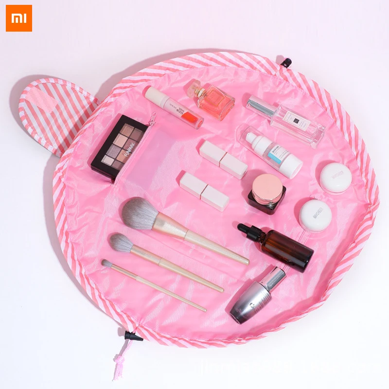 new xiaomi Travel large-capacity wash bag ins lazy makeup bag Multifunctional drawstring portable storage bag light weight