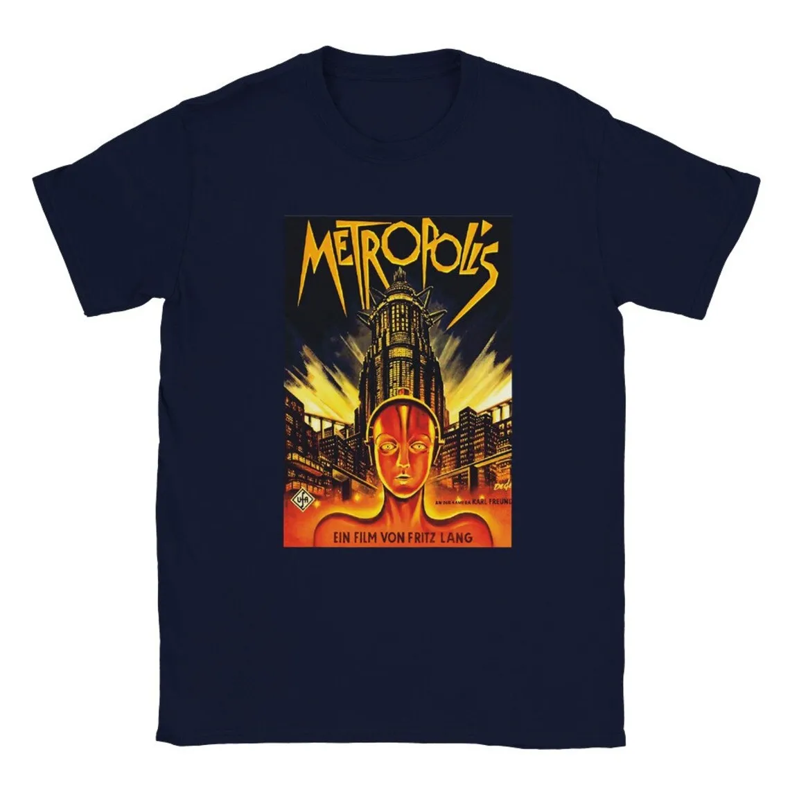 Metropolis Vintage Tee: Fritz Lang's Sci-Fi Masterpiece Old Best Movie Shirt Tops Tee